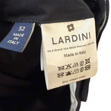 Lardini Trousers in Fresco Wool - Size 52 - Navy Blue