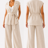 White linen suit