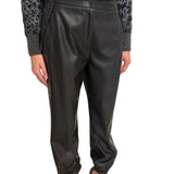 Liu Jo faux leather jogger pants