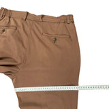Pantaloni Paoloni Uomo con Coulisse - Marrone - Taglia L
