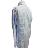 Camicia Barba Napoli a Righe Bianco e Azzurro – Taglia L (Collo 41)