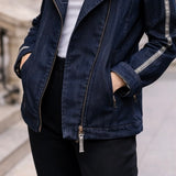 Denim jacket jeans Two Women