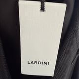 Giacca Lardini in 100% Lino con Rever a Lancia - Nero - Taglia 50