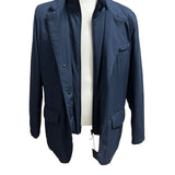 Fay Field Jacket - Navy Blue