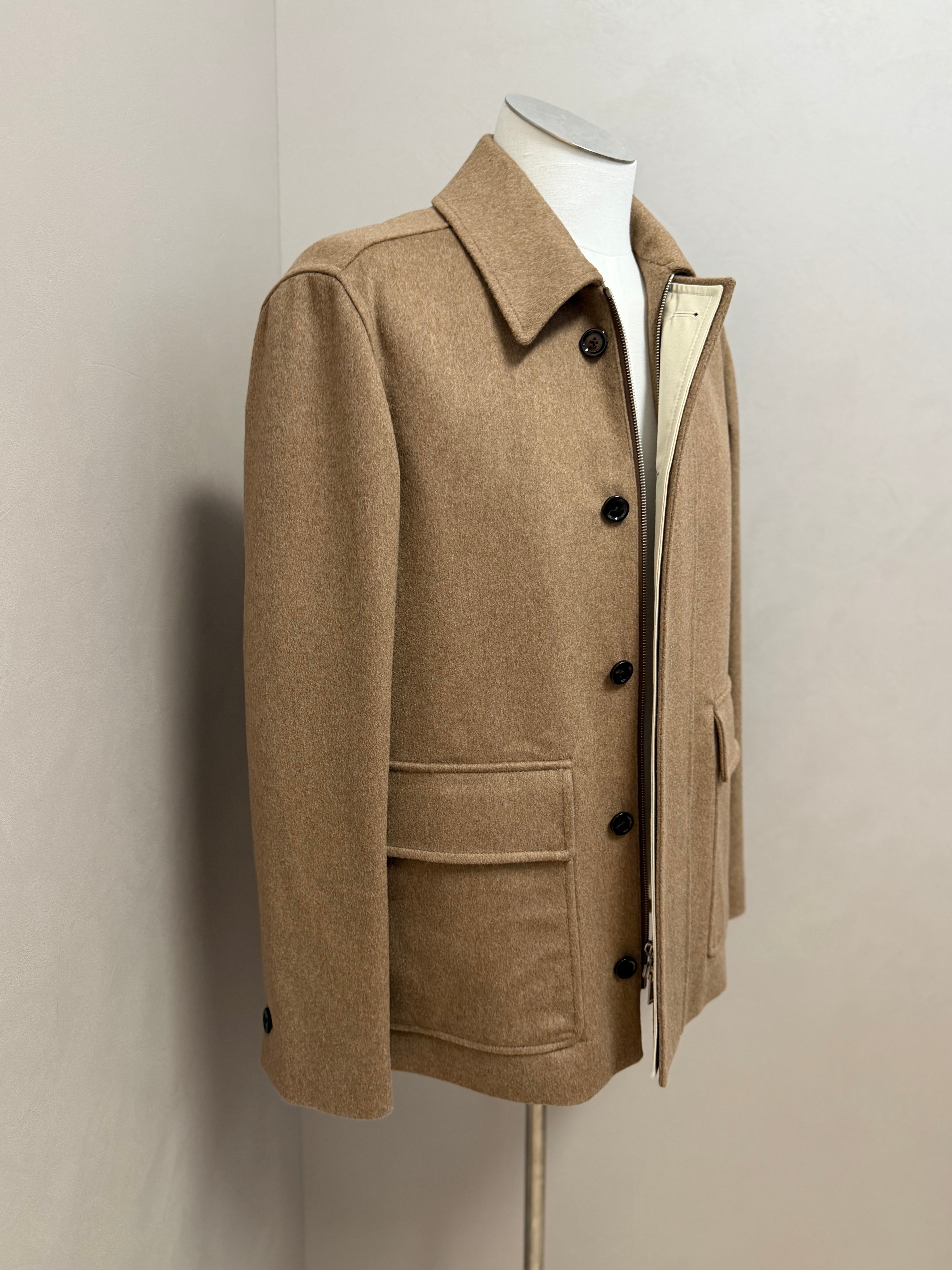 Lardini – Giacca CULKIN in Pura Lana Vergine – Cammello, immagine 5