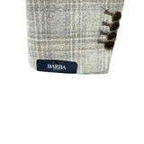 Barba Napoli Sartorial Jacket – Grey Micro-Textured Wool and Silk