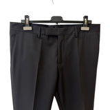 Lardini Sartorial Suit - Black Fresco Wool size 50