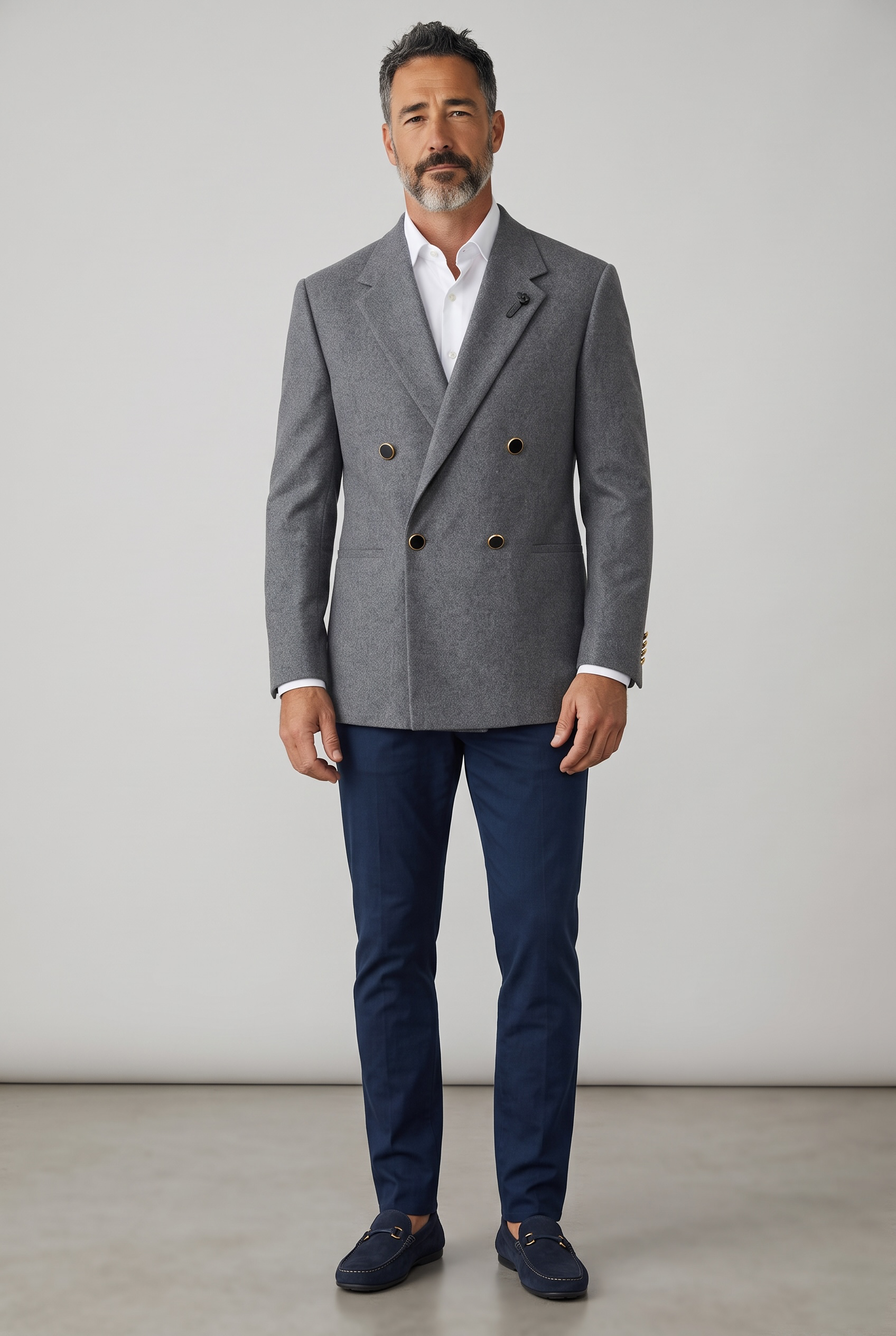 Giacca Lardini Cashmere e Lana taglia L (50) doppiopetto