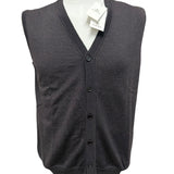 Gilet Uomo Kangra 100% Lana Merino Extrafine Marrone | Taglia 48