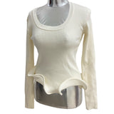 Ruffle sweater