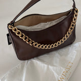 Borsa Hobo Liliane in Pelle con Doppio Manico