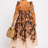 Flora midi dress