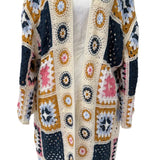 Multicolor Boho Chic Crochet Cardigan