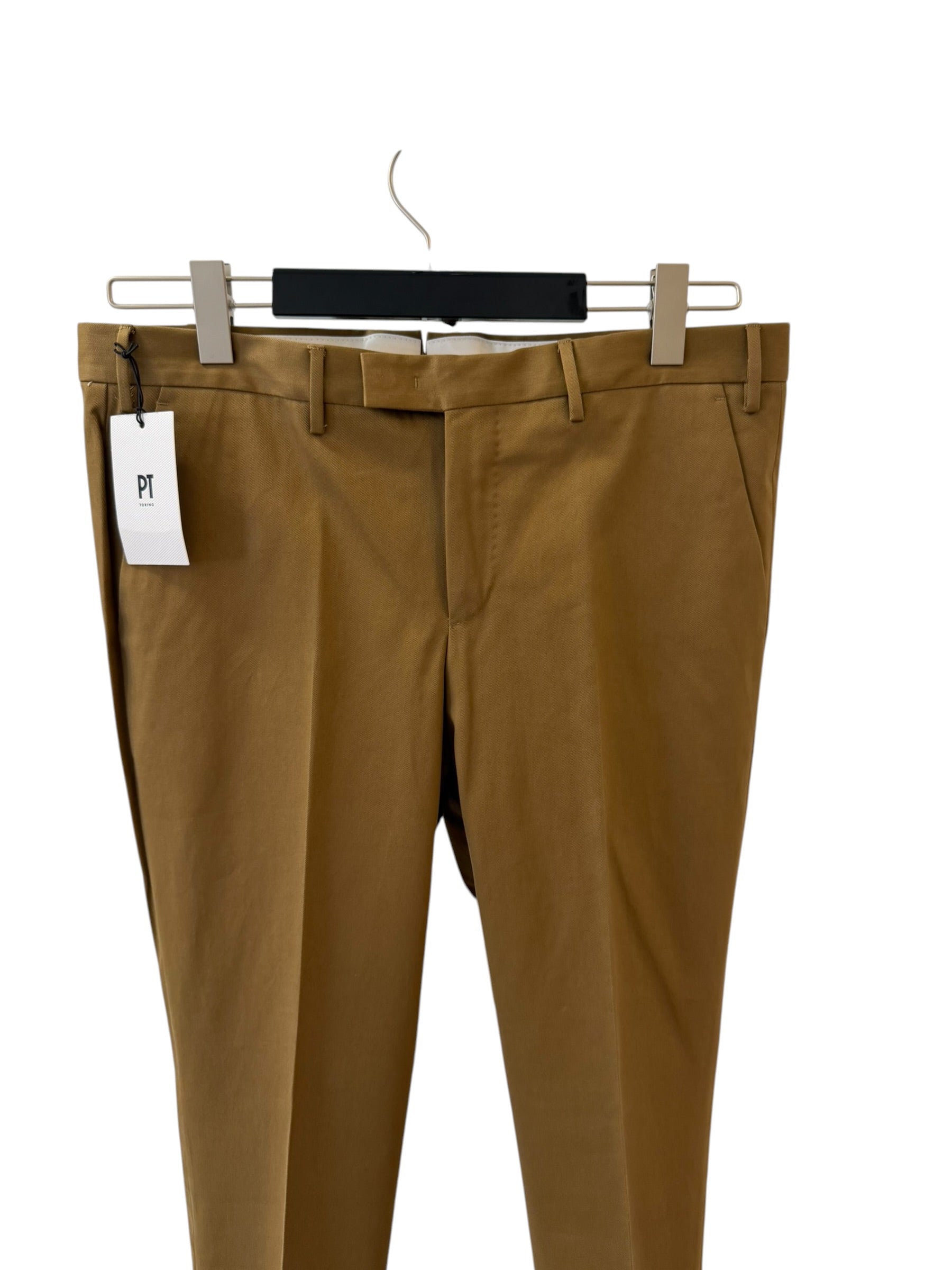PT Torino – Pantalone Chino Stretch Master Fit con Risvolto – Tabacco / Nocciola Pt01, immagine 6
