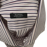 Camicia Barba Napoli a Righe – Cotone Pregiato – Taglia XL (42)