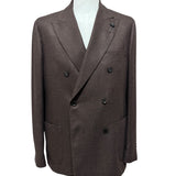Lardini Sartorial Suit - Brown Micro-Texture