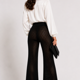 Pantalone Crochet a Gamba Ampia