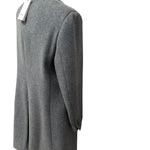 Cappotto Lardini in Lana e Cashmere Grigio Melange, immagine 8
