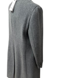 Cappotto Lardini in Lana e Cashmere Grigio Melange, immagine 8