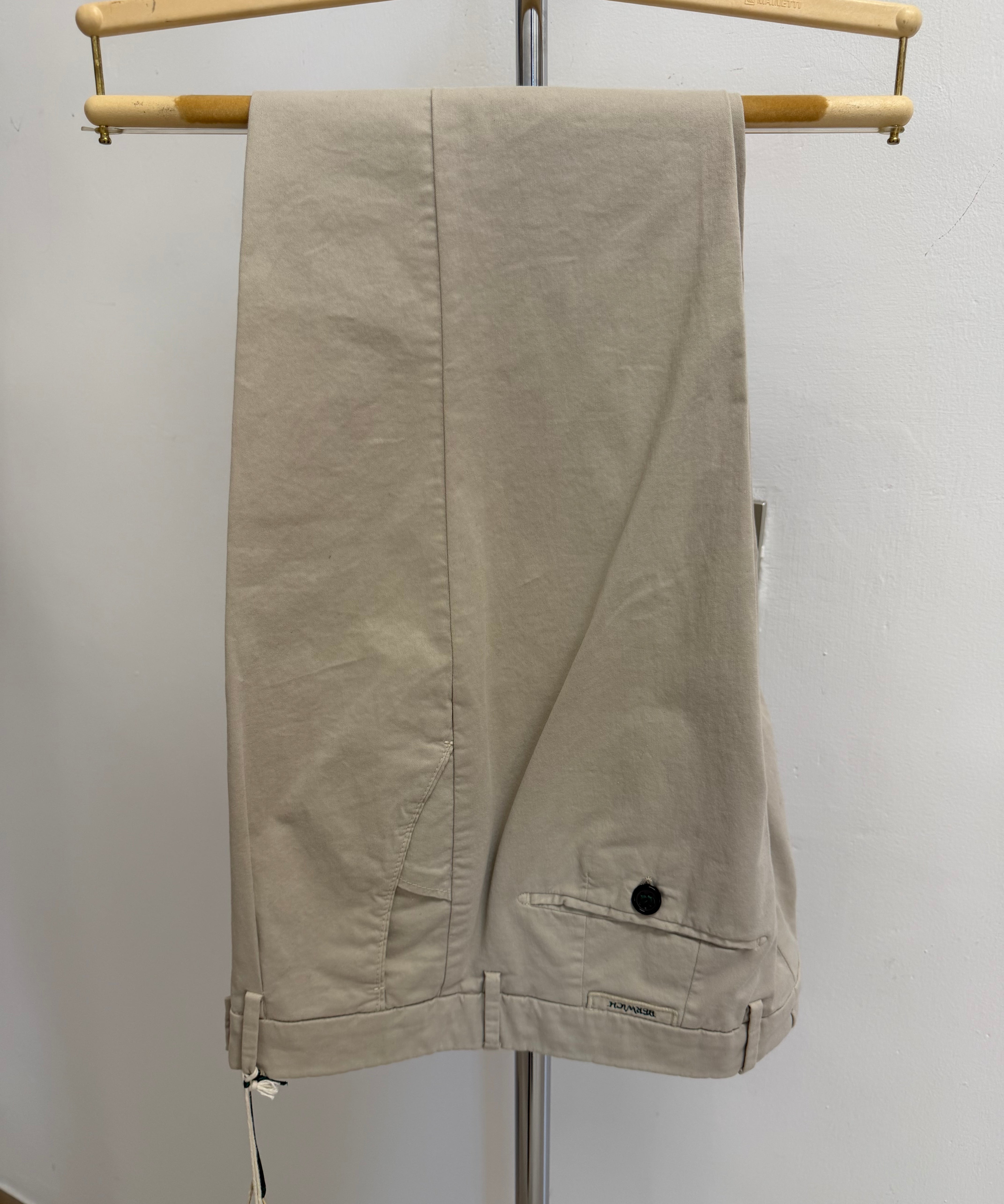 Berwich Beige Cotton Trousers