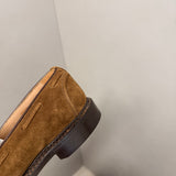 Mocassini Tricker's Elton in Camoscio Marrone con Nappine - Taglia 42 ½ (UK 8.5)