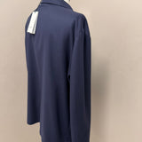 Lardini Cashmere and Wool Jacket/Shirt XL Navy Blue Beautiful