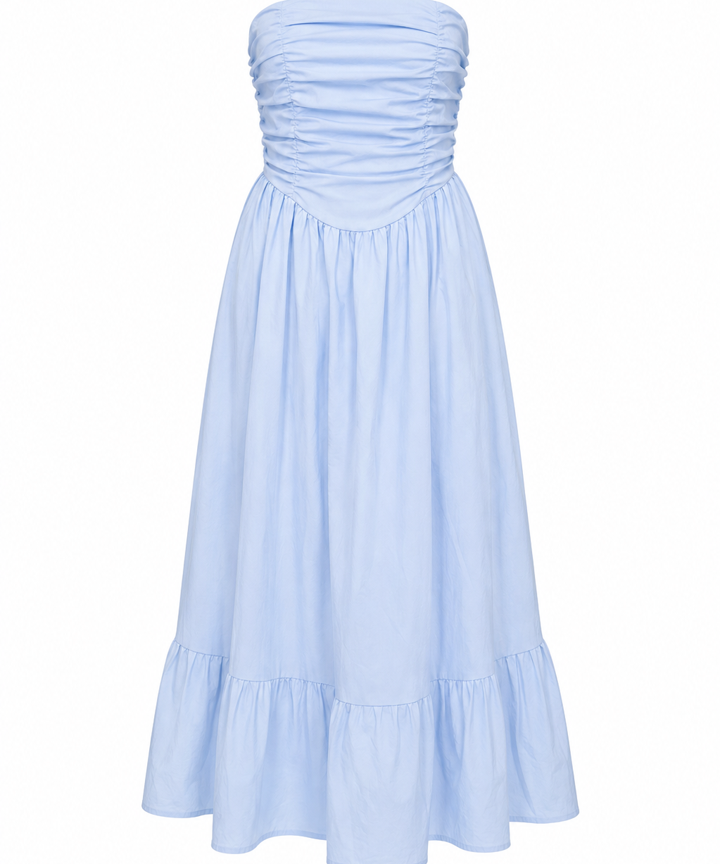 Bandeau Midi Dress