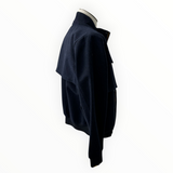 K-Way – Giacca Londel Melange in Lana e Membrana Impermeabile – Blu Notte