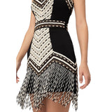 Fringed ethnic dress