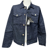 Billionaire "Crest" Denim Jacket - Dark Blue