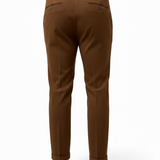 Pantaloni Briglia 1949 Modello Tiberios - Lana Vergine - Marrone - Taglia 54