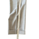 Briglia 1949 Trousers - Tiberios Model - Light Grey Fresh Wool XXL