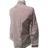Hamaki-Ho Shirt – Striped White and Bordeaux