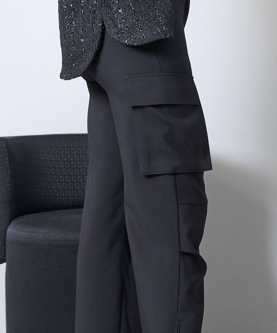 Black tweed overshirt
