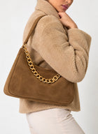 Borsa Hobo Liliane in Pelle Scamosciata