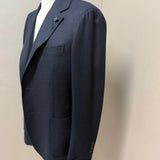 Giacca Uomo Lardini Iconic Drop 7 Blu Navy in Cashmere e Seta