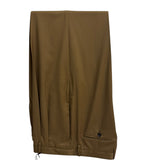 Classic Lardini brown trousers for men, made from 100% pure virgin wool.