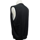 Gilet Uomo Gran Sasso in Lana Vergine Extrafine Merinos - Nero | Made in Italy taglia M (48)