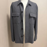 Giacca Camicia Uomo Lardini IVANSEL in Lana Vergine e Cashmere – Grigio