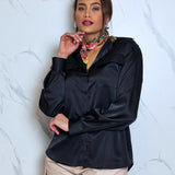 Roberto Cavalli shirt with scarf