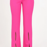 FUCHSIA VERSACE JEANS COUTURE TROUSERS