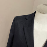 Riccardo Tentagli – Cappotto Monopetto Fabio in Misto Lana – Blu Navy