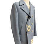 Caban Peacoat Uomo Camplin Rain Wool Island – Azzurro, immagine 4