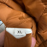 Giubbotto Yes Zee in pelle marrone imbottito taglia XL (52)