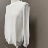 Kangra White Cotton T-shirt - Men's Crew Neck - Size 48