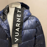 Vuarnet – Piumino Tecnico Imbottito "Iguazu" con Cappuccio – C01 Blu Blk (Blu Notte)