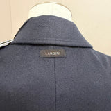Giacca Uomo Lardini in Pura Lana Vergine Loro Piana Rain System – Blu Navy