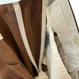 Pantaloni Briglia 1949 Modello Tiberios - Lana Vergine - Marrone - Taglia 54