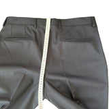 Lardini Sartorial Suit - Black Fresco Wool size 50