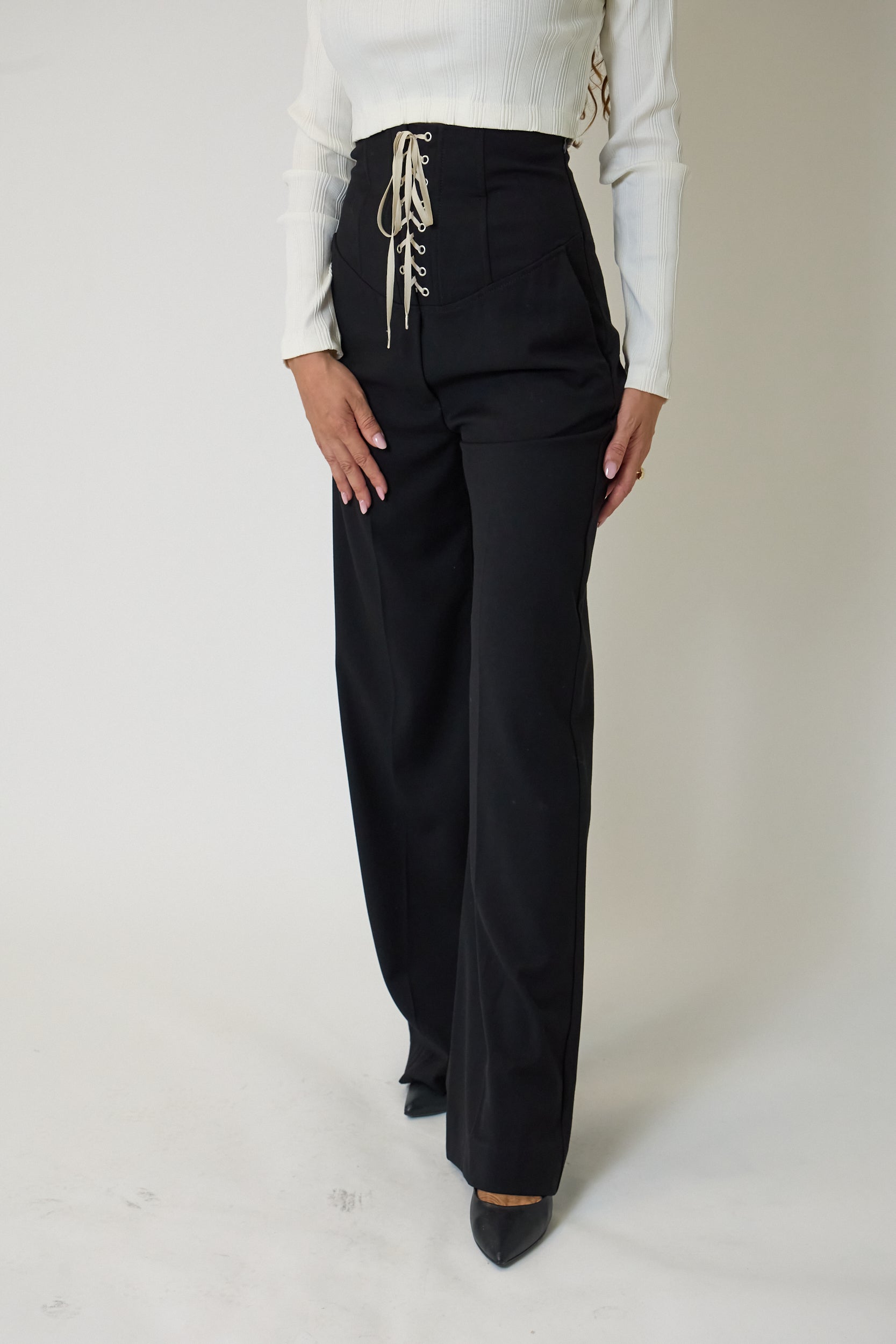 Pantaloni Panta Guepiere Dandy Aniye By, immagine 7